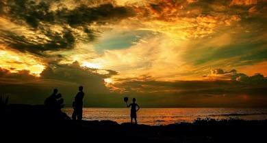 Niños y niñas sin desayuno